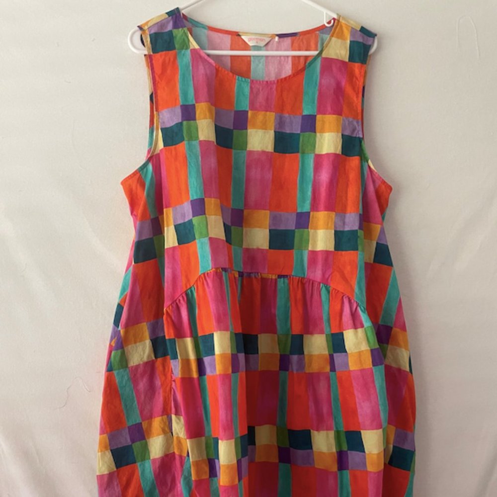 Gorman Multicolor Checkered Dress, 14/16 US or 18 Australian